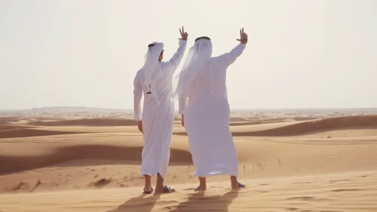Arab Locals in the Dubai Desert