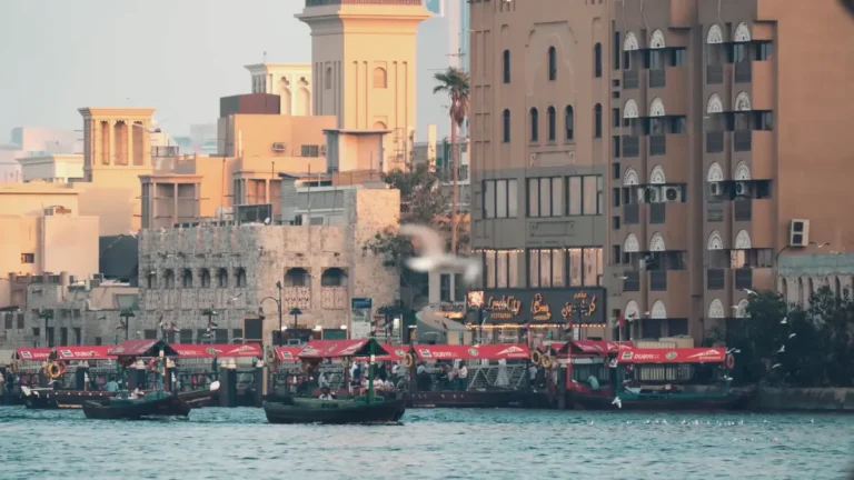 Dubai Creek Abra Boat